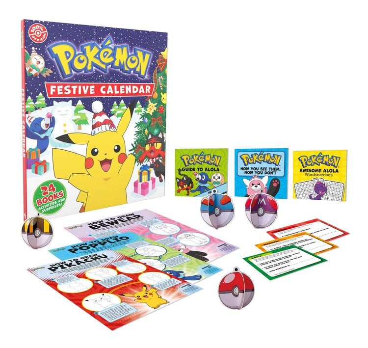 Produktbild: Pokemon: Festive Calendar: A festive collection of 24 books, activities and surprises!