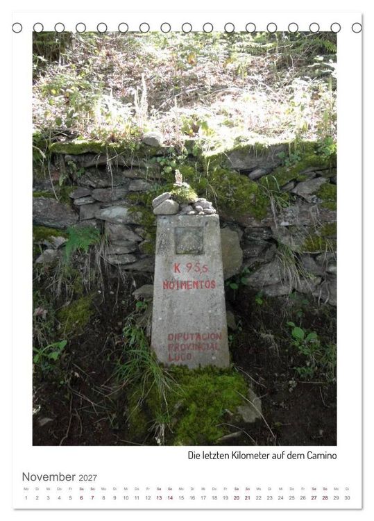 Produktbild: Buen Camino - Unterwegs auf dem Jakobsweg (Tischkalender 2027 DIN A5 hoch), CALVENDO Monatskalender
