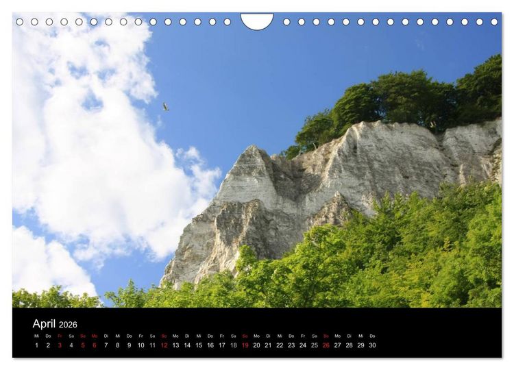 Produktbild: R&uuml;gen (Wandkalender 2026 DIN A4 quer), CALVENDO Monatskalender