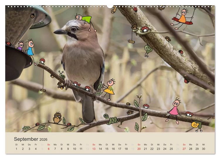 Produktbild: Das Leben der kleinen Pankies (hochwertiger Premium Wandkalender 2026 DIN A2 quer), Kunstdruck in Hochglanz