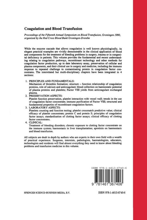 Produktbild: Coagulation and Blood Transfusion