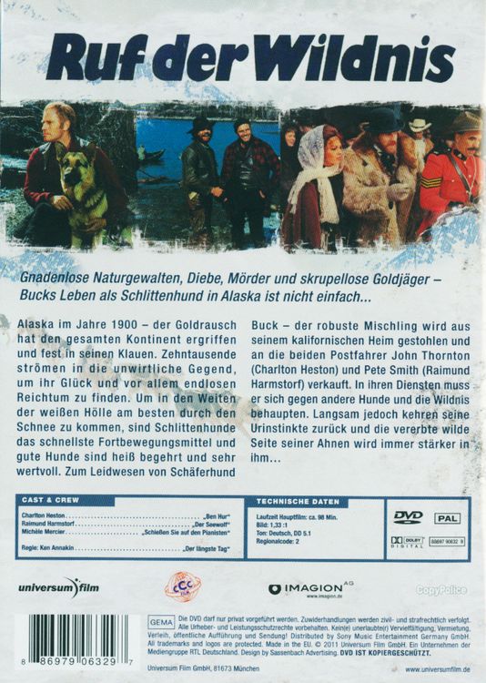 Produktbild: Ruf der Wildnis