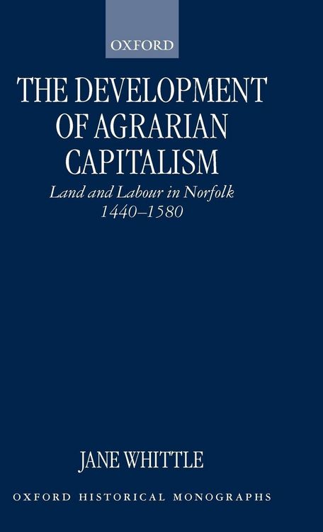 Produktbild: The Development of Agrarian Capitalism