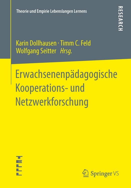 Produktbild: Erwachsenenp&auml;dagogische Kooperations- und Netzwerkforschung