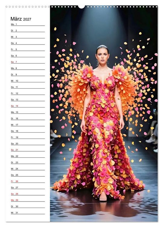 Produktbild: Impossible Couture - Futuristische Mode jenseits von Schwerkraft und Realit&auml;t (Wandkalender 2027 DIN A2 hoch), CALVENDO Monatskalender