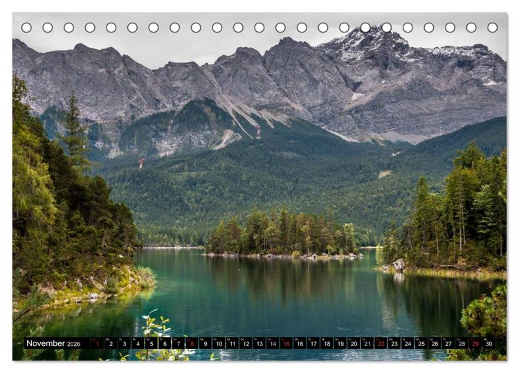 Produktbild: Traumlandschaft Werdenfelser Land - Teil I (Tischkalender 2026 DIN A5 quer), CALVENDO Monatskalender