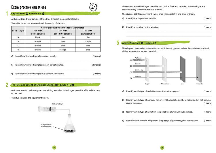 Produktbild: AQA GCSE 9-1 Combined Science Trilogy Higher Exam Skills and Practice