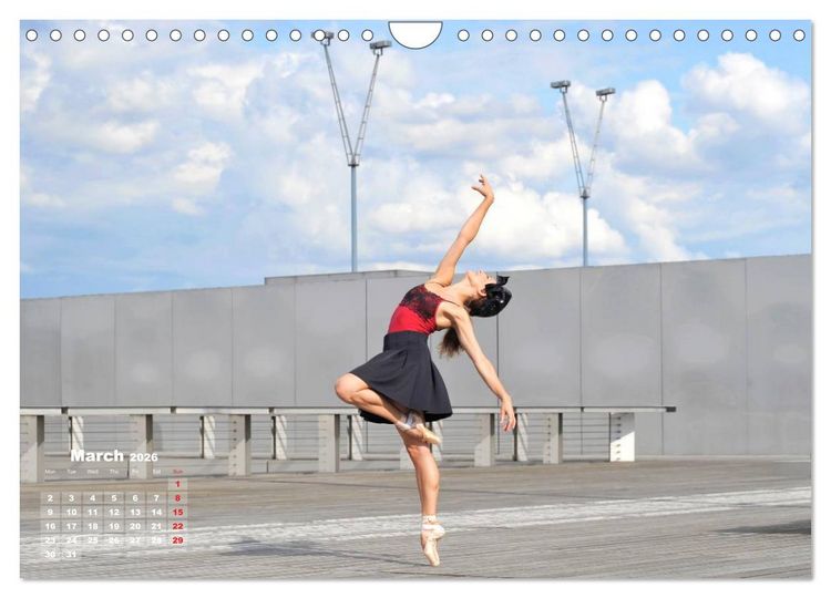 Produktbild: DANCERS IN THE CITY L'Oeil et le Mouvement (Wall Calendar 2026 DIN A4 landscape), CALVENDO 12 Month Wall Calendar