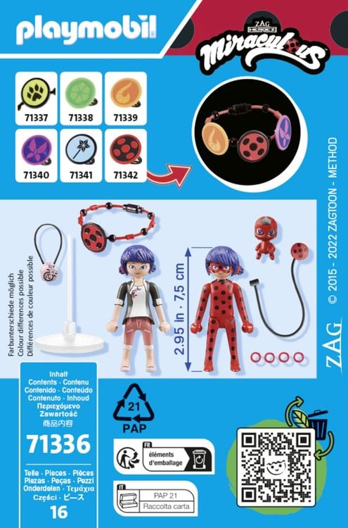 PLAYMOBIL® 71336 Miraculous: Marinette & Ladybug