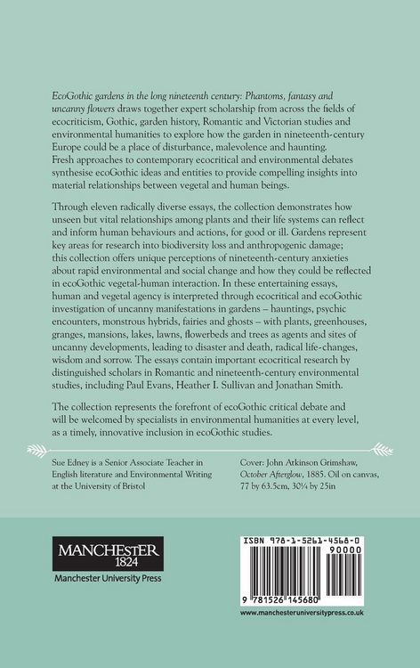 Produktbild: EcoGothic gardens in the long nineteenth century