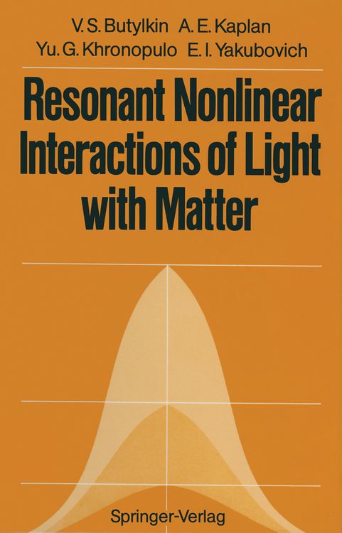Produktbild: Resonant Nonlinear Interactions of Light with Matter