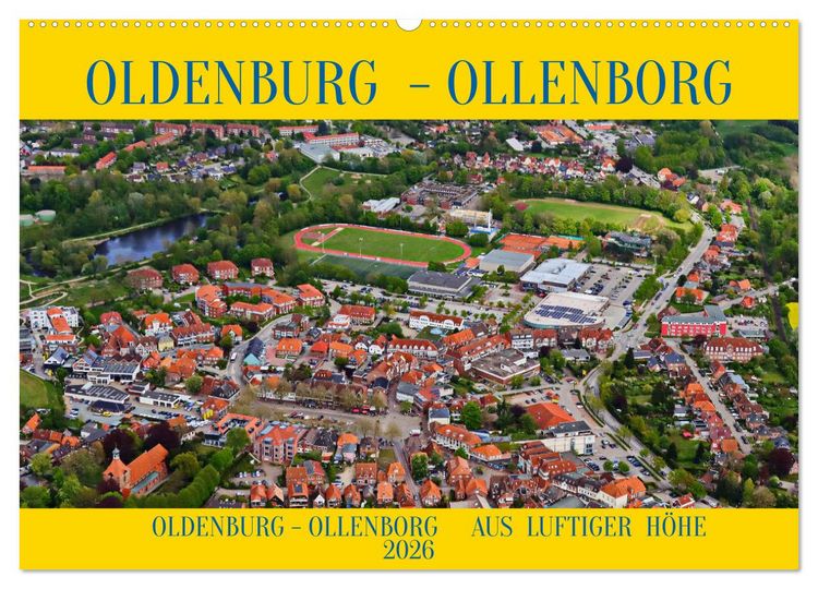 Produktbild: OLDENBURG OLLENBORG (Wandkalender 2026 DIN A2 quer), CALVENDO Monatskalender