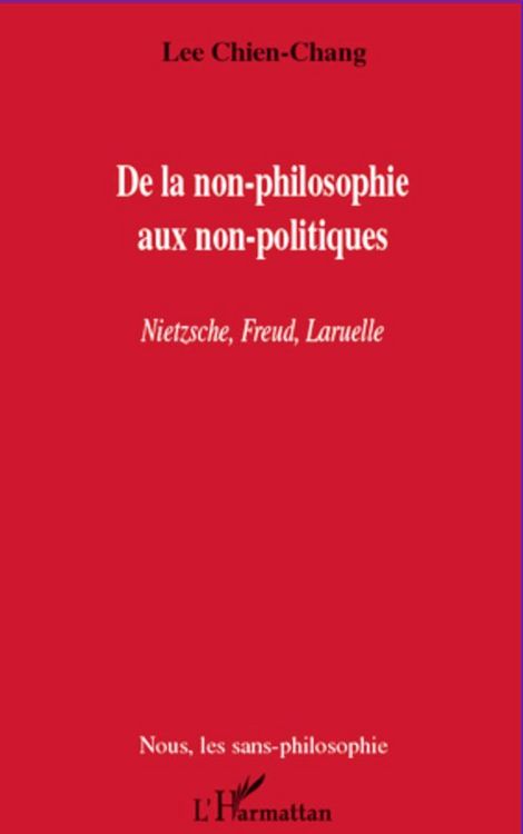 Produktbild: De la non-philosophie aux non-politiques