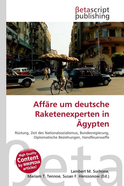 Produktbild: Aff&auml;re um deutsche Raketenexperten in &Auml;gypten