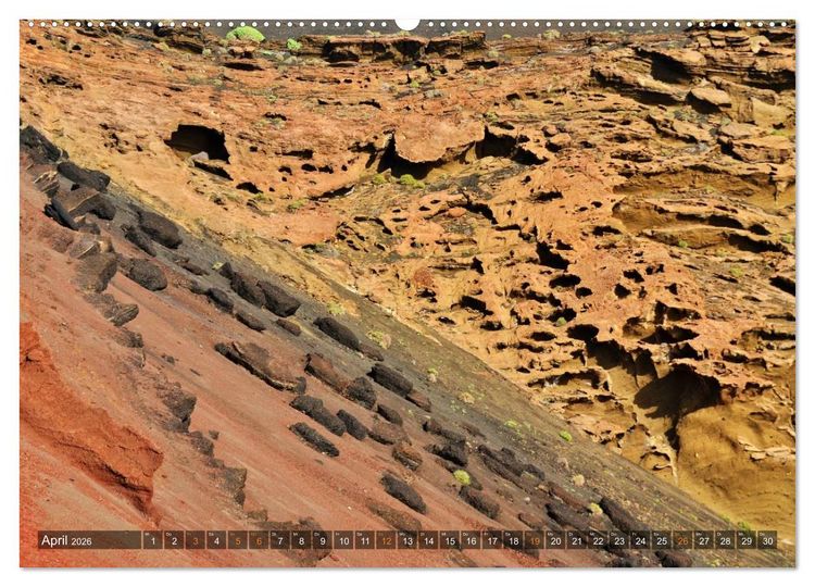 Produktbild: Lanzarote. Wunderwelt der Feuerberge (Wandkalender 2026 DIN A2 quer), CALVENDO Monatskalender