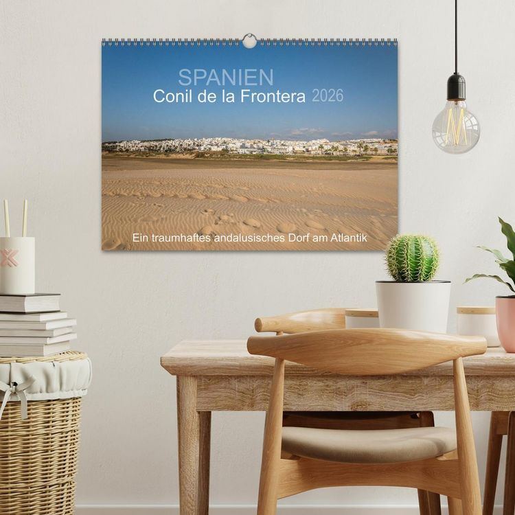 Produktbild: Conil de la Frontera - Ein traumhaftes andalusisches Dorf am Atlantik (Wandkalender 2026 DIN A3 quer), CALVENDO Monatskalender