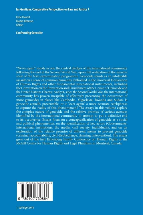 Produktbild: Confronting Genocide