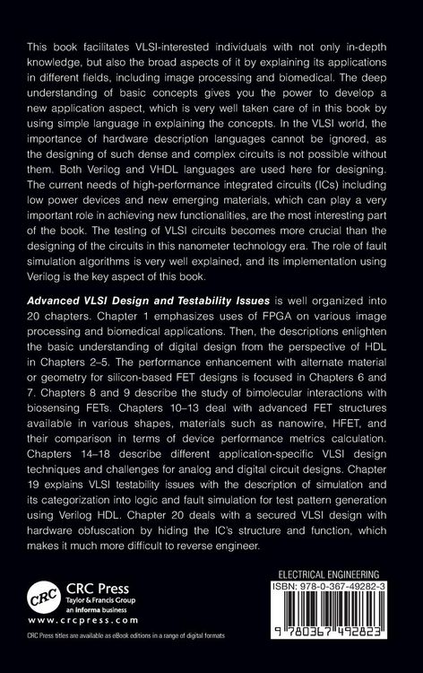 Produktbild: Advanced VLSI Design and Testability Issues