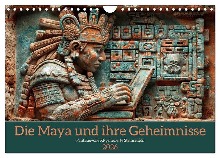 Produktbild: Die Maya und ihre Geheimnisse (Wandkalender 2026 DIN A4 quer), CALVENDO Monatskalender