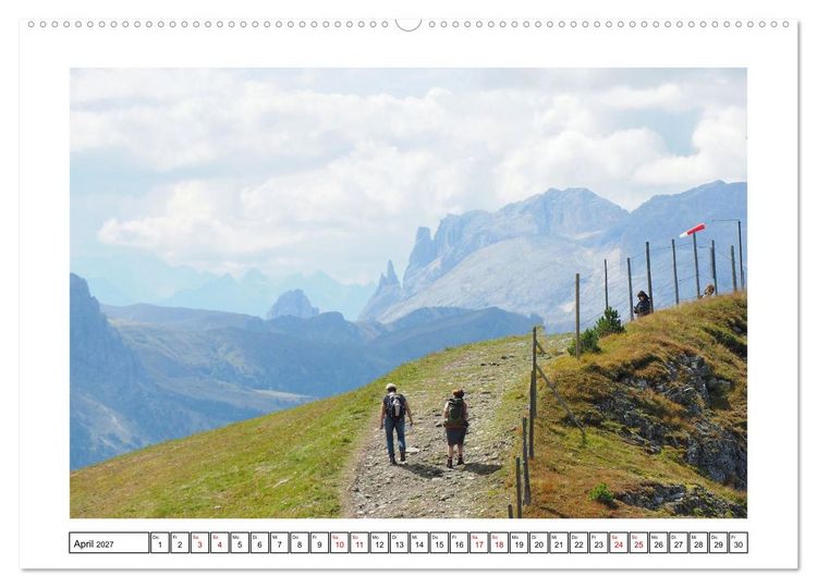 Produktbild: &Uuml;ber dem Gr&ouml;dnertal (hochwertiger Premium Wandkalender 2027 DIN A2 quer), Kunstdruck in Hochglanz