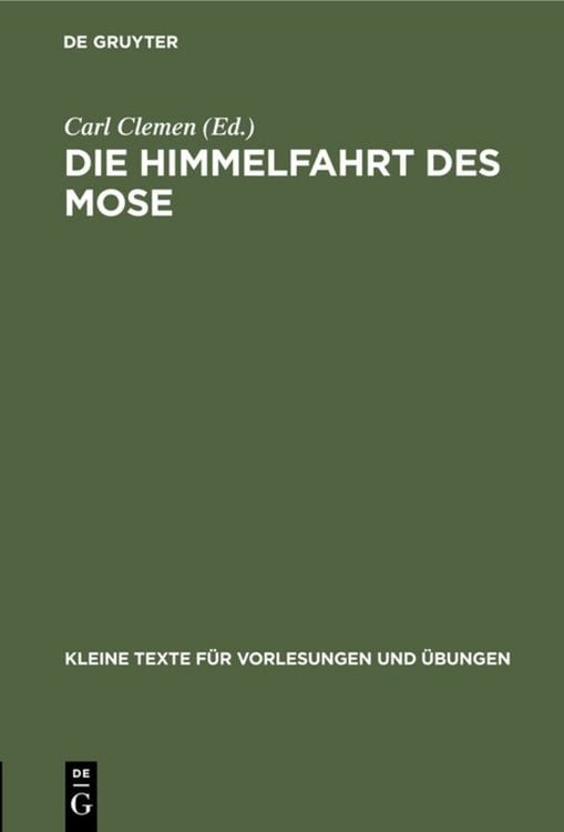 Produktbild: Die Himmelfahrt des Mose