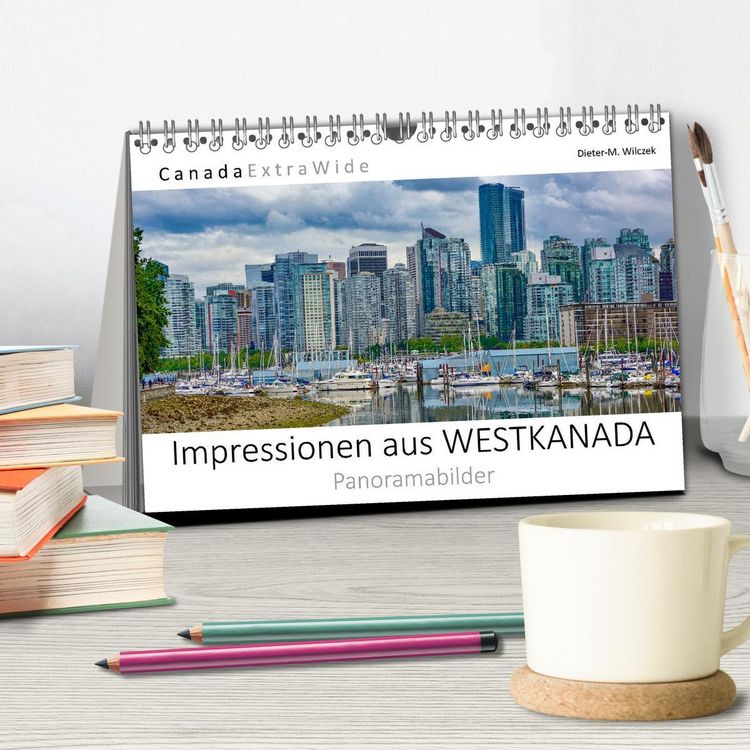 Produktbild: Impressionen aus Westkanada (Tischkalender 2026 DIN A5 quer), CALVENDO Monatskalender