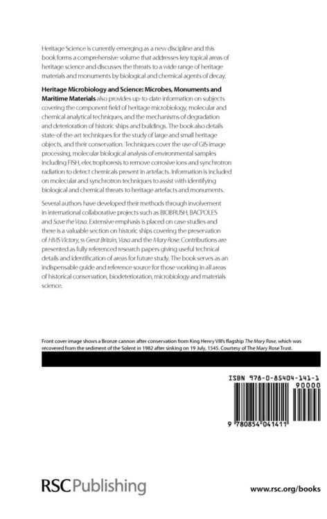 Produktbild: Heritage Microbiology and Science