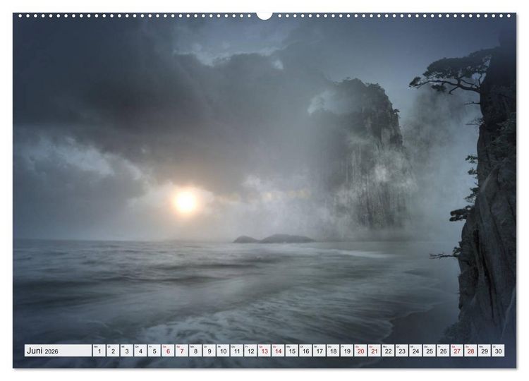 Produktbild: G&ouml;ttererwachen. Die Natur im mystischen Nebel (Wandkalender 2026 DIN A2 quer), CALVENDO Monatskalender