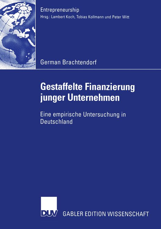 Produktbild: Gestaffelte Finanzierung junger Unternehmen