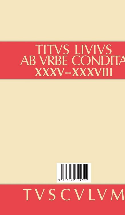 Produktbild: Titus Livius: R&ouml;mische Geschichte / Buch 35-38