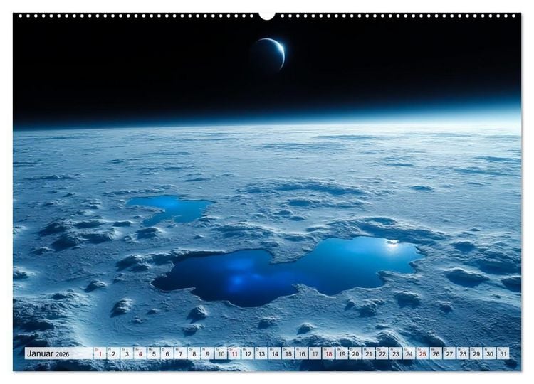 Produktbild: Kosmische Landschaften - Jenseits der Erde (Wandkalender 2026 DIN A2 quer), CALVENDO Monatskalender