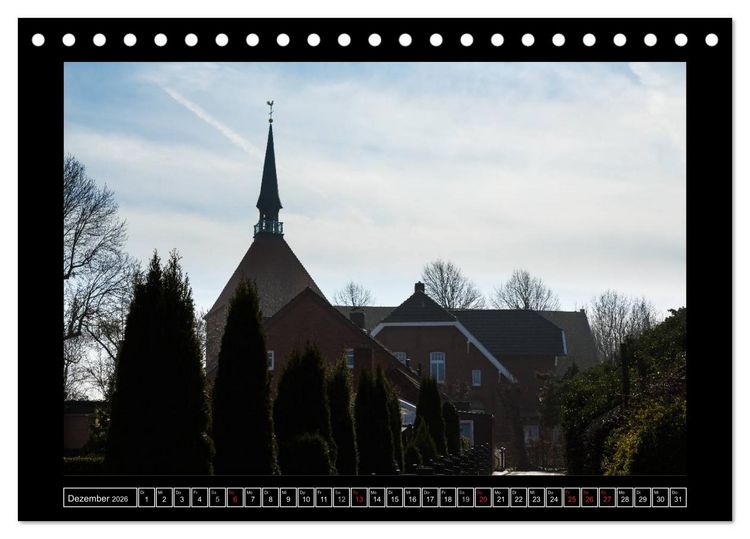 Produktbild: Rysum - Warfendorf in Ostfriesland (Tischkalender 2026 DIN A5 quer), CALVENDO Monatskalender