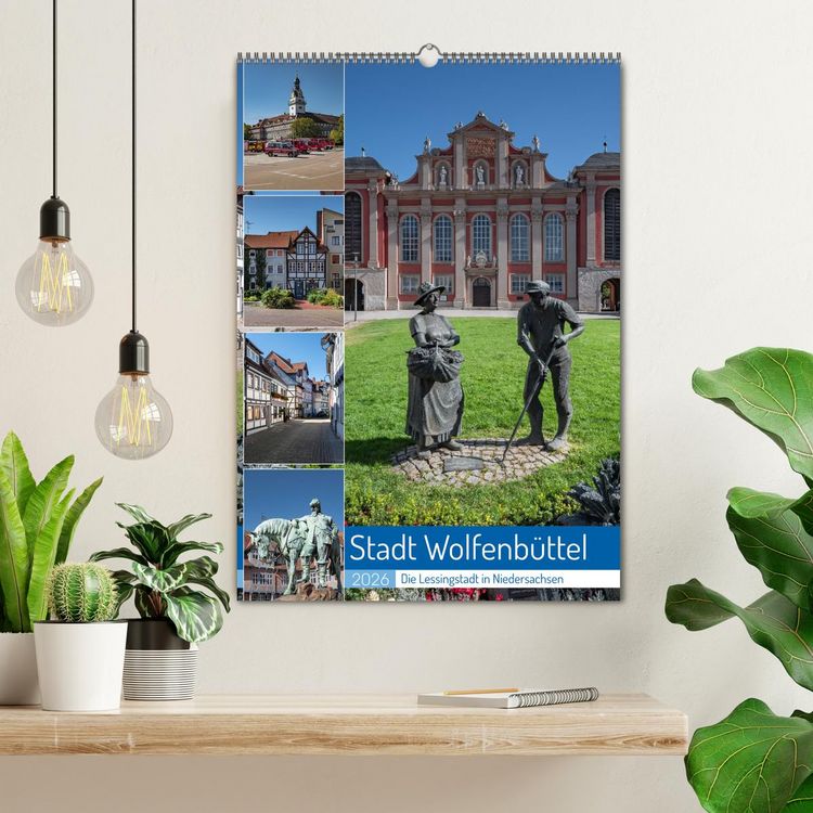 Produktbild: Stadt Wolfenb&uuml;ttel (Wandkalender 2026 DIN A2 hoch), CALVENDO Monatskalender
