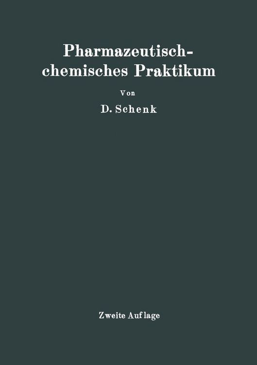 Produktbild: Pharmazeutischchemisches Praktikum