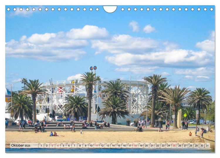 Produktbild: Australien - Australische Metropolen (Wandkalender 2026 DIN A4 quer), CALVENDO Monatskalender