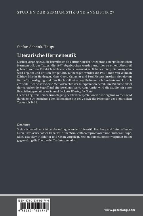 Produktbild: Literarische Hermeneutik