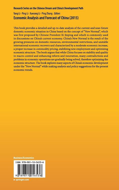 Produktbild: Economic Analysis and Forecast of China (2015)