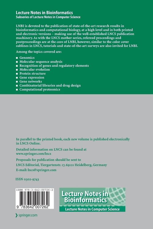 Produktbild: Bioinformatics and Computational Biology