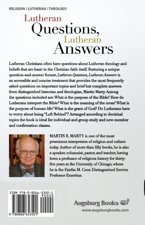 Produktbild: Lutheran Questions, Lutheran Answers
