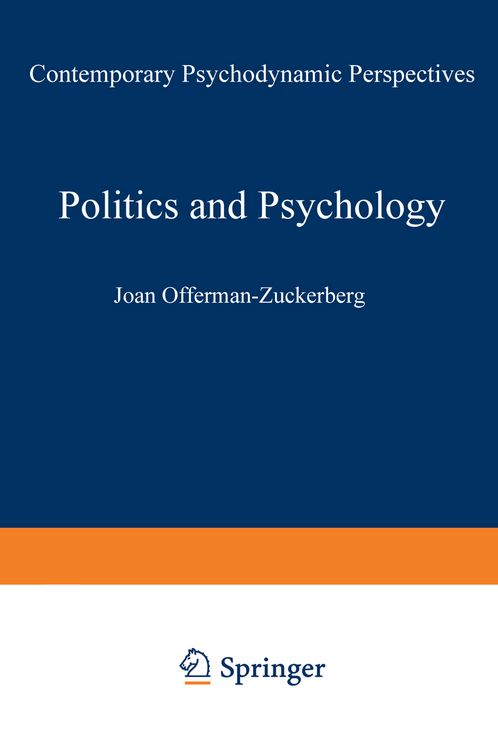 Produktbild: Politics and Psychology
