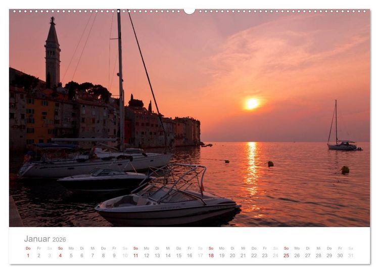 Produktbild: Kroatische Adriak&uuml;ste (hochwertiger Premium Wandkalender 2026 DIN A2 quer), Kunstdruck in Hochglanz