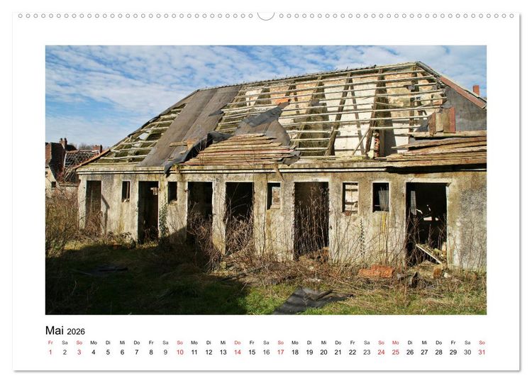 Produktbild: Verlassene Orte Ruhrgebiet (Wandkalender 2026 DIN A2 quer), CALVENDO Monatskalender
