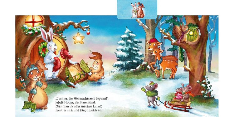 Produktbild: Hopps freut sich auf Weihnachten