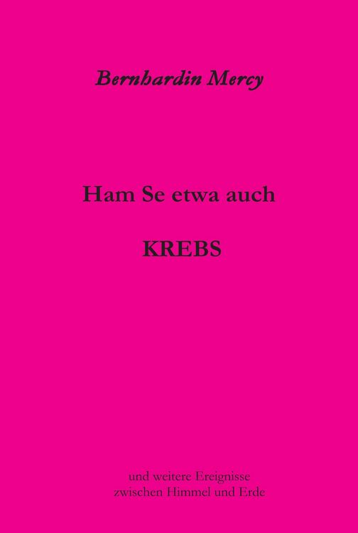 Produktbild: Ham Se etwa auch KREBS