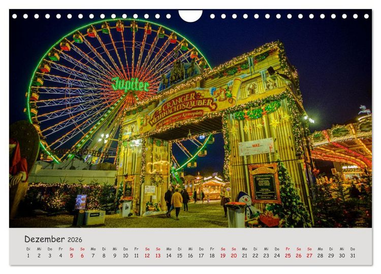 Produktbild: Herne: Stadt an Emscher und Kanal (Wandkalender 2026 DIN A4 quer), CALVENDO Monatskalender