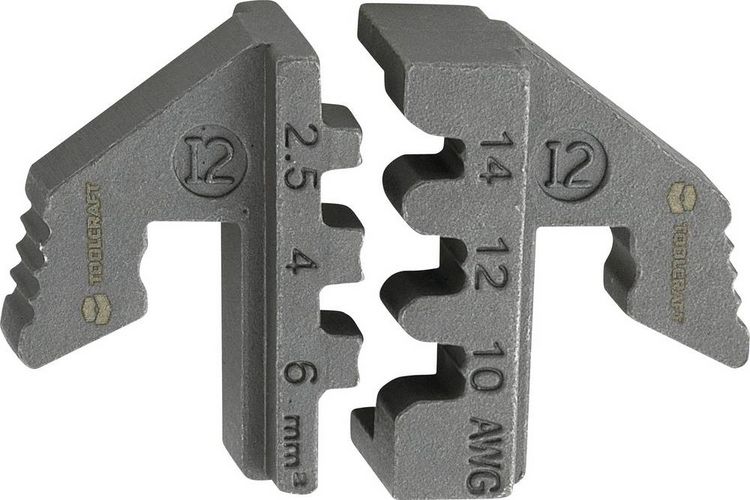 Produktbild: TOOLCRAFT PLE-0I2 Crimpeinsatz Solar-Steckverbinder geeignet f&uuml;r MC4 2.5 bis 6 mm&sup2; Passend f&uuml;r Marke (Zangen) TOOLCRAFT PZ-500