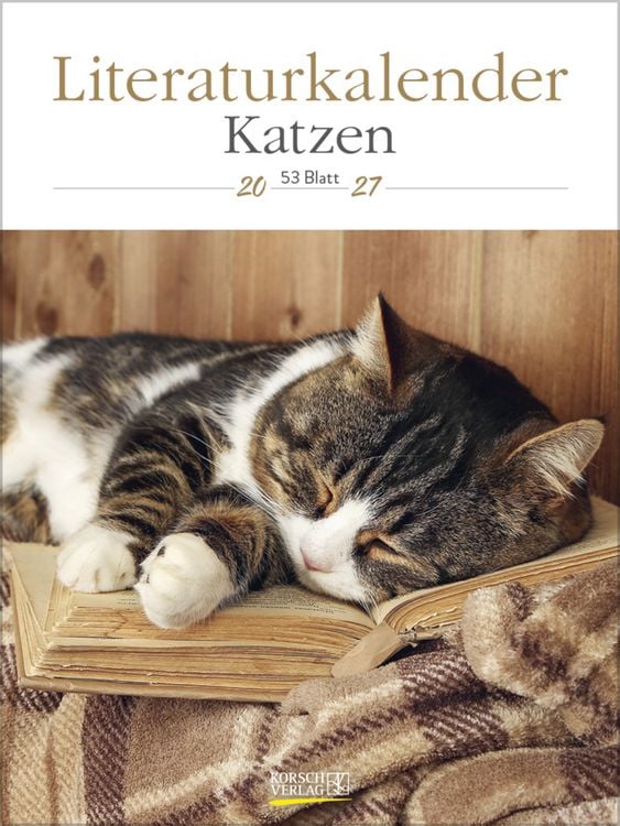 Produktbild: Literaturkalender Katzen 2027