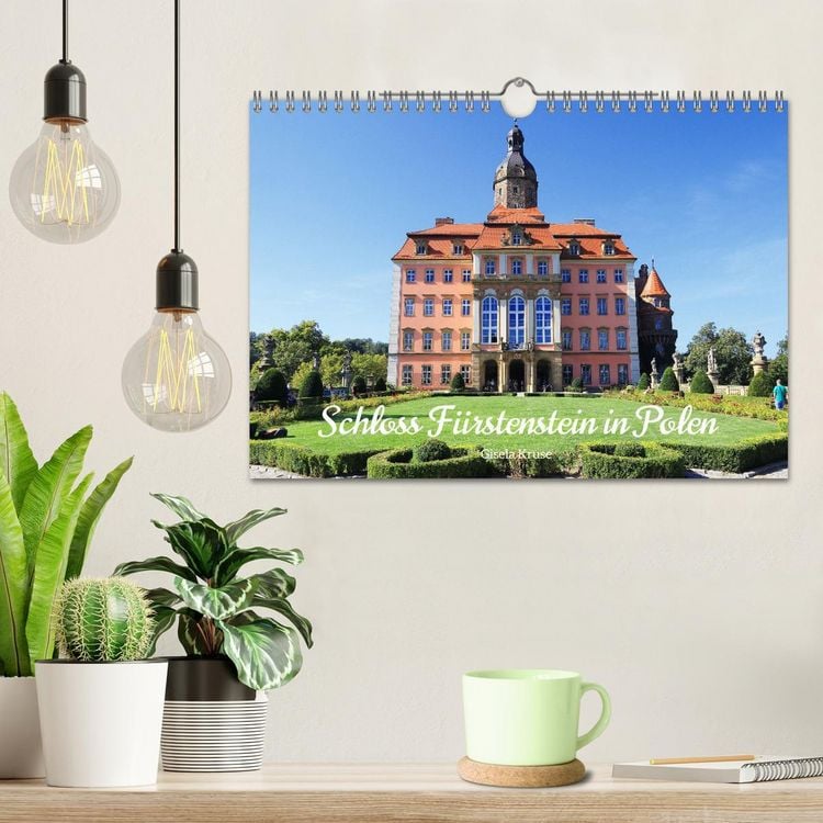 Produktbild: Schloss F&uuml;rstenstein in Polen (Wandkalender 2026 DIN A4 quer), CALVENDO Monatskalender