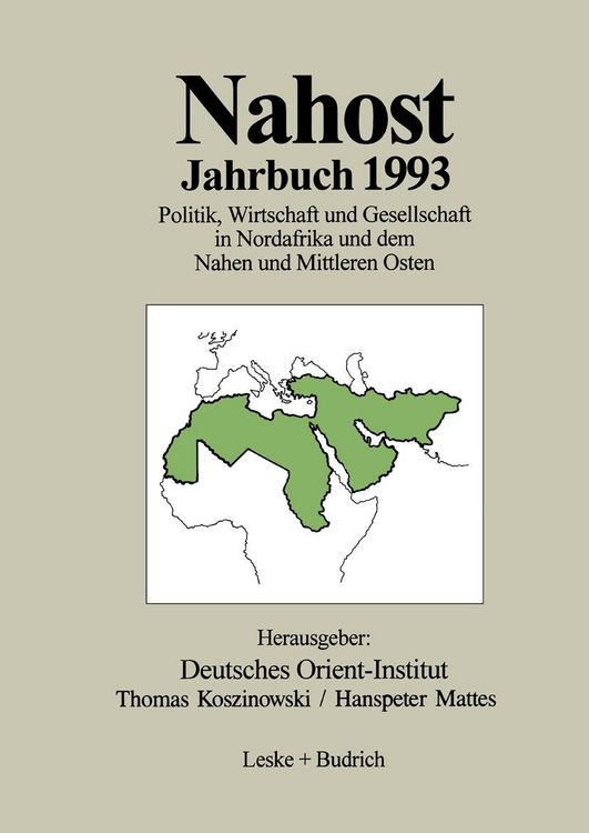Produktbild: Nahost Jahrbuch 1993