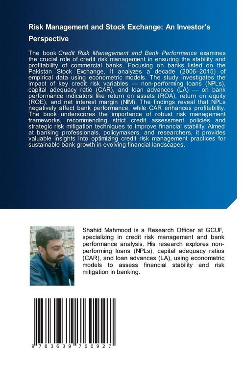 Produktbild: Risk Management and Stock Exchange: An Investor's Perspective